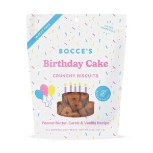 Bocce's Bakery Birthday Cake Dog Biscuits 5 oz.