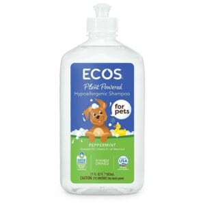 ECOS Peppermint Hypoallergenic Pet Shampoo 17 fl. oz.